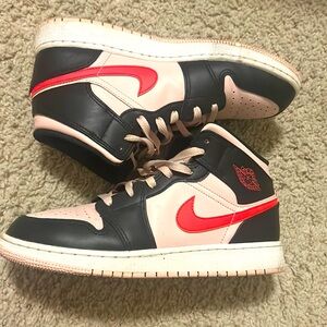 high top Jordan’s barely worn a little creased but overall in good shape